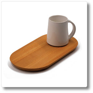 Snackboard with Conic Tea Mug