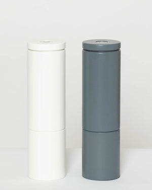 Salt and Pepper Grinder Set Grey/White