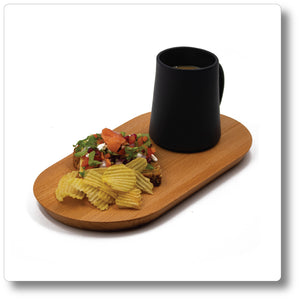 Snackboard with Conic Tea Mug