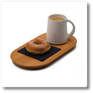 Snackboard with Conic Tea Mug